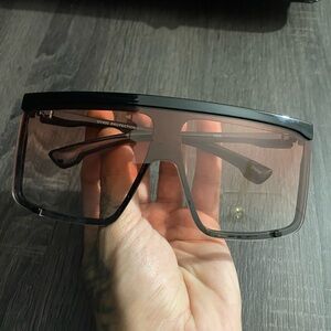 Chanel Black Oversized Sunglasses